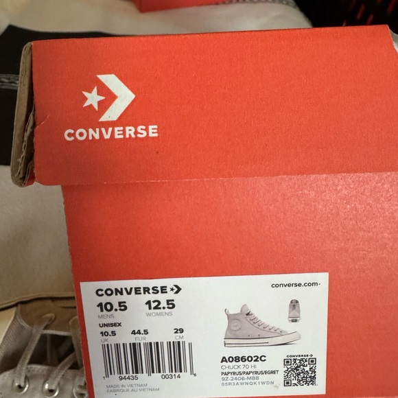 Converse Chuck 70 Men's High-Top Taupe Sneakers size 10.5 - Picture 6 of 6